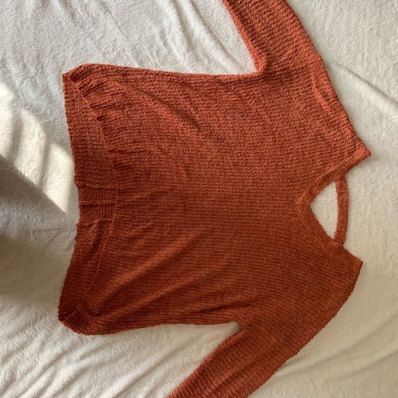 Open back coral forever 21 sweater - Picture 2 of 8